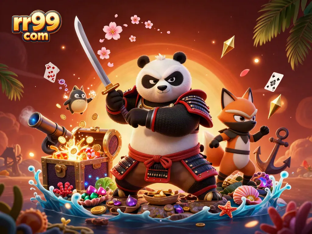 Experience the thrilling world of rr99 com with vibrant 3D characters capturing the essence of casino excitement.