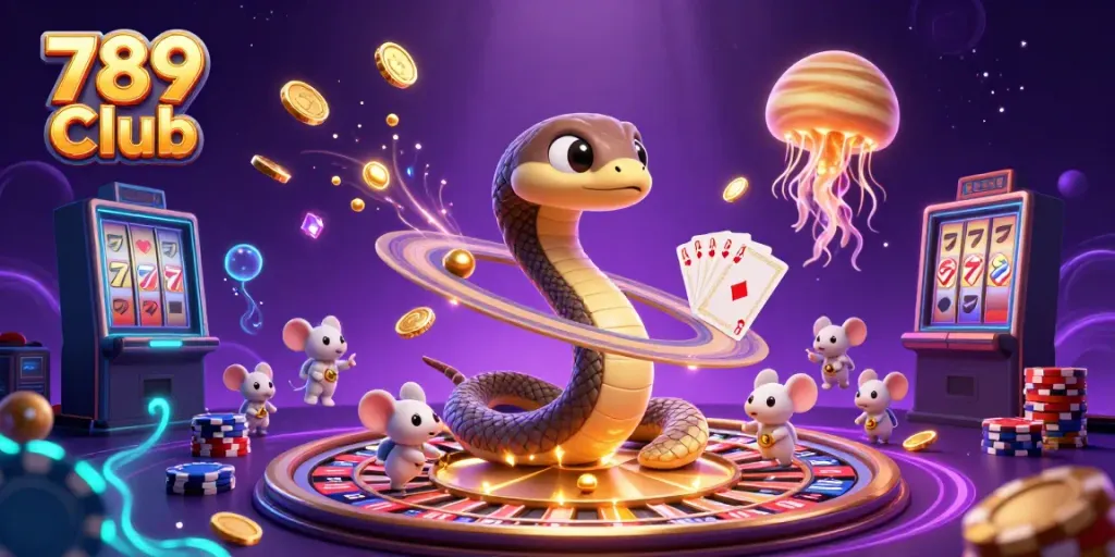 Place your bets with a vivid illustration of the 789 Club's cosmic casino experience featuring a Saturn ring roulette wheel.