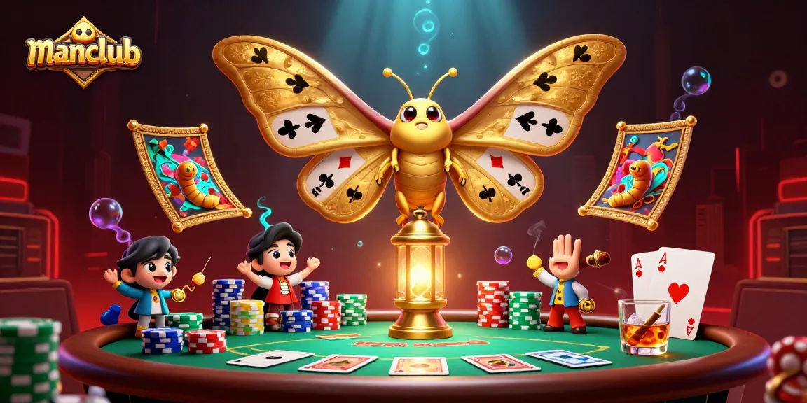Experience thrilling wins at Manclub with an immersive casino scene filled with vibrant games and winnings.