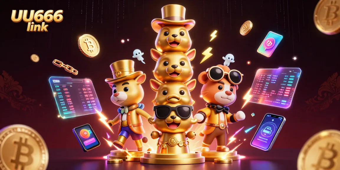 Experience thrilling moments at UU666 link with this vibrant casino-themed illustration.
