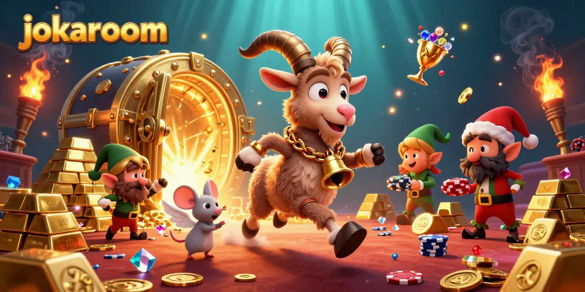 Join jokaroom's thrilling casino adventure as mystical creatures engage in exciting games.